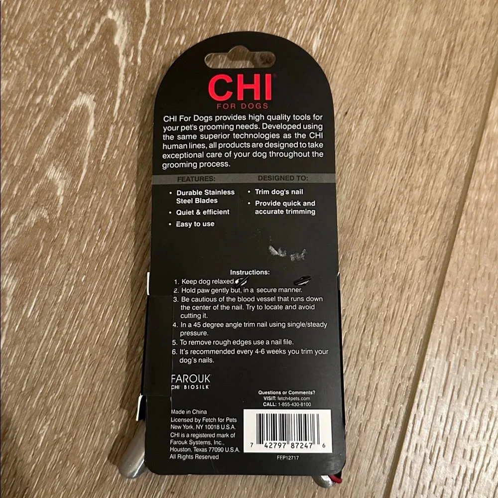 Chi Dog Pet Guillotine Nail Trimmers NWT